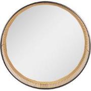 Clayre & Eef Spiegel Ø 60 cm Bruin Metaal