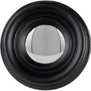 Clayre & Eef Spiegel Ø 21 cm Zwart Hout