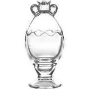 Clayre & Eef Glazen potje Ø 8x14 cm Transparant Glas