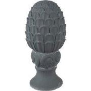 Clayre & Eef Decoratie Dennenappel Ø 14x29 cm Grijs Steen