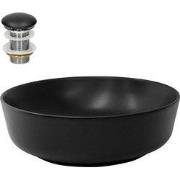 Wastafel 400 x 400 x 135 mm keramiek rond wit