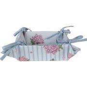 Clayre & Eef Broodmand 35x35x8 cm Blauw Roze Katoen Hortensia