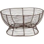 Clayre & Eef Opbergmand 28x18x14 cm Bruin IJzer