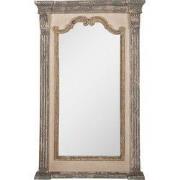 Clayre & Eef Spiegel 90x153 cm Grijs Beige Hout