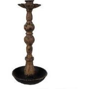 Clayre & Eef Kandelaar 25 cm Zwart IJzer