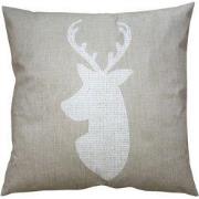 Clayre & Eef Kussenhoes 45x45 cm Beige Polyester Hert