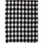 Clayre & Eef Plaid 130x170 cm Zwart Wit Polyester