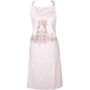 Clayre & Eef Keukenschort 70x85 cm Roze Katoen Konijn