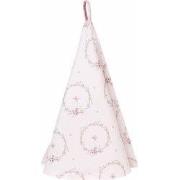 Clayre & Eef Theedoek Ø 80 cm Roze Katoen Konijn