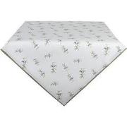 Clayre & Eef Tafelkleed 150x150 cm Wit Katoen Olijven