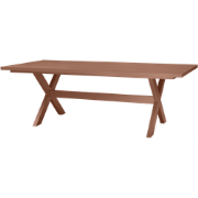WOOOD Delta Picknicktafel Tuin - Aluminium - Terra - 75x220x105