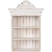 Clayre & Eef Wandrek 51x20x77 cm Wit MDF