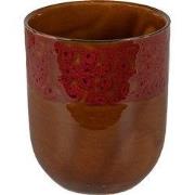 Clayre & Eef Mok 150 ml Bruin Rood Keramiek