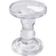 Clayre & Eef Kandelaar Ø 8x11 cm Transparant Glas