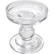 Clayre & Eef Kandelaar Ø 9x9 cm Transparant Glas