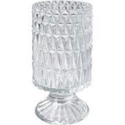 Clayre & Eef Vaas Ø 10x18 cm Transparant Glas