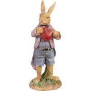 Clayre & Eef Beeld Konijn 20 cm Bruin Polyresin