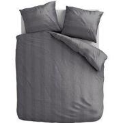 Hotel Home Collection - Dekbedovertrek - Chelsea - Antraciet