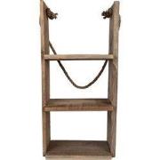 Clayre & Eef Wandrek 28x16x59 cm Bruin Hout