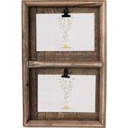 Clayre & Eef Fotolijst 20x3x30 cm Bruin Hout