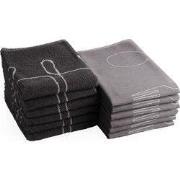 DoubleDry Theedoeken en Keukendoeken Set - 12 Stuks - 100% Katoen - Ho...