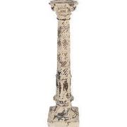 Clayre & Eef Kandelaar 16x16x63 cm Beige Bruin Polyresin