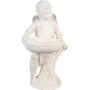 Clayre & Eef Decoratie Beeld Engel 43x43x75 cm Wit Magnesium (MGO)