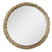 Clayre & Eef Spiegel Ø 43 cm Goudkleurig Polyresin