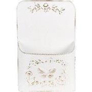 Clayre & Eef Planthouder 27x9x41 cm Wit Metaal