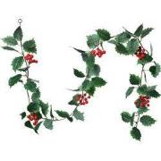 Clayre & Eef Guirlande hulst 170 cm Groen Kunststof