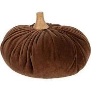 Clayre & Eef Decoratie Pompoen Bruin Polyester