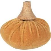 Clayre & Eef Decoratie Pompoen Ø 9x8 cm Oranje Polyester
