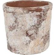 Clayre & Eef Bloempot Ø 18x15 cm Beige Terracotta