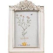 Clayre & Eef Fotolijst 10x15 cm Wit Polyresin