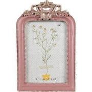 Clayre & Eef Fotolijst 13x18 cm Roze Polyresin