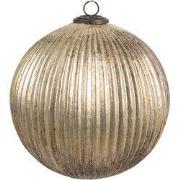 Clayre & Eef Kerstbal Ø 20x20 cm Goudkleurig Glas