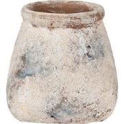 Clayre & Eef Bloempot 18x18x17 cm Beige Terracotta