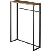 Metalen en houten ingangstafel - L60 cm