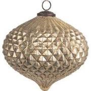 Clayre & Eef Kerstbal Ø 15x15 cm Goudkleurig Glas