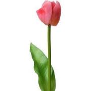 Clayre & Eef Kunstbloem Tulp 32 cm Roze Kunststof