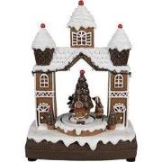 Clayre & Eef Kerstdecoratie met LED-verlichting en muziek 20x11x27 cm ...