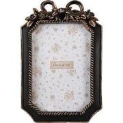 Clayre & Eef Fotolijst 10x15 cm Zwart Kunststof