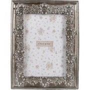 Clayre & Eef Fotolijst 10x15 cm Zilverkleurig Kunststof