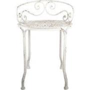 Clayre & Eef Krukje Ø 44x67 cm Wit Metaal