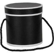 Clayre & Eef Geschenkdoos Ø 12x12 cm Zwart Karton