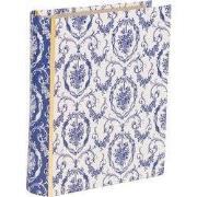 Clayre & Eef Opbergdoos Boeken 17x14x5 cm Wit Blauw Karton