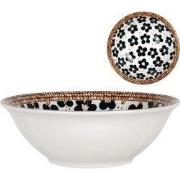 Clayre & Eef Kom 350 ml Wit Zwart Keramiek
