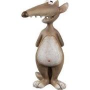 Clayre & Eef Decoratie Beeld Muis 14 cm Bruin Kunststof
