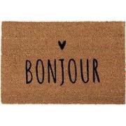 Clayre & Eef Deurmat 60x40 cm Bruin Kokos