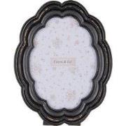 Clayre & Eef Fotolijst 13x18 cm Zwart Kunststof